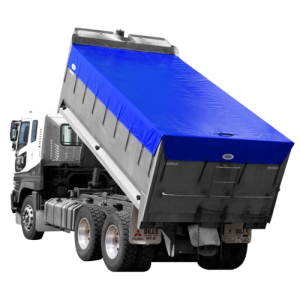 Тент ПВХ усиленный на самосвал КАМАЗ, размер 2.7 х 5.8 м (с люверсами)